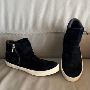 Keds Black Suede High-Top Sneakers size 7.5